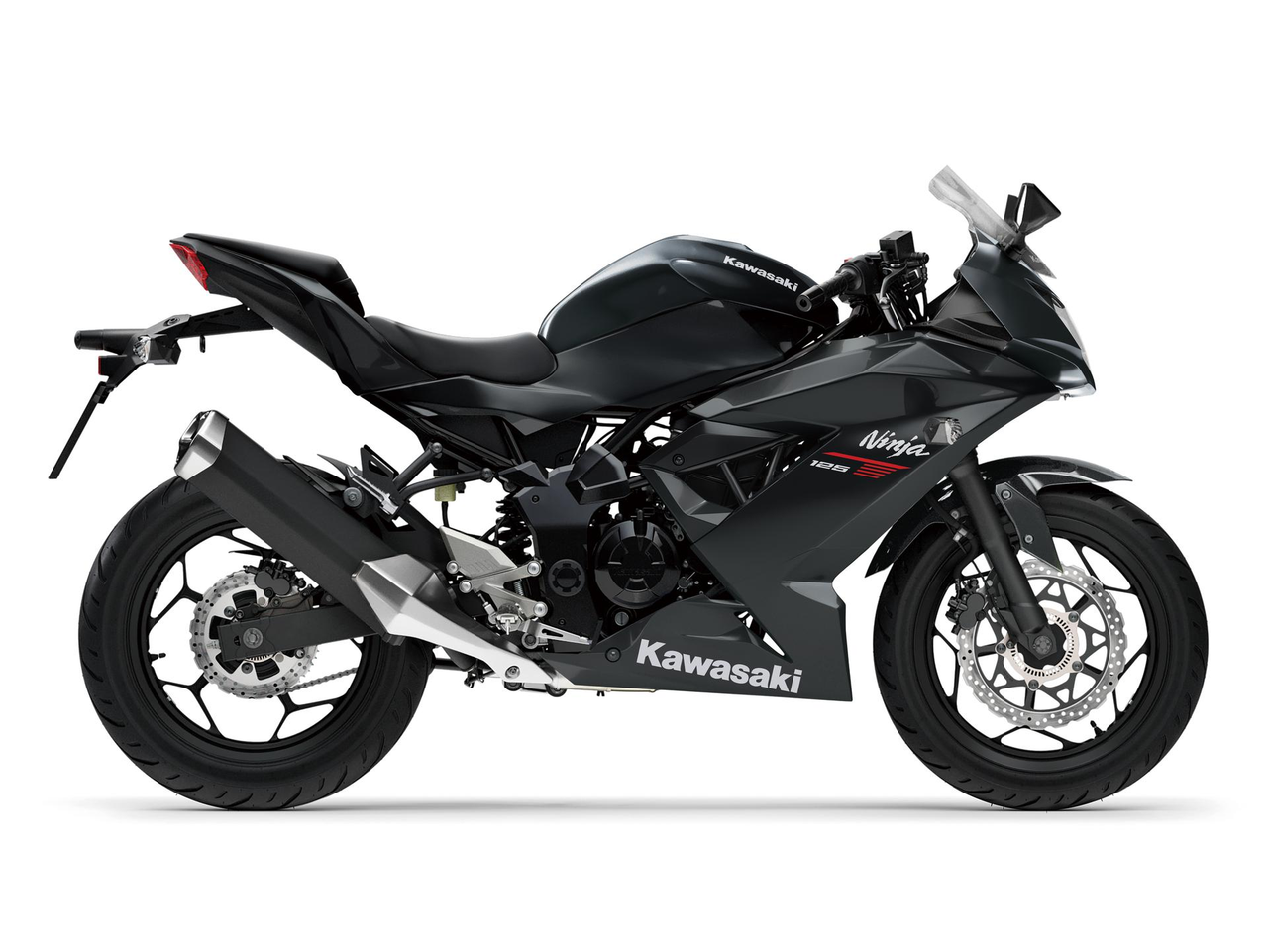KAWASAKI Ninja 125 MY27  Ebony / Metallic Carbon Gray