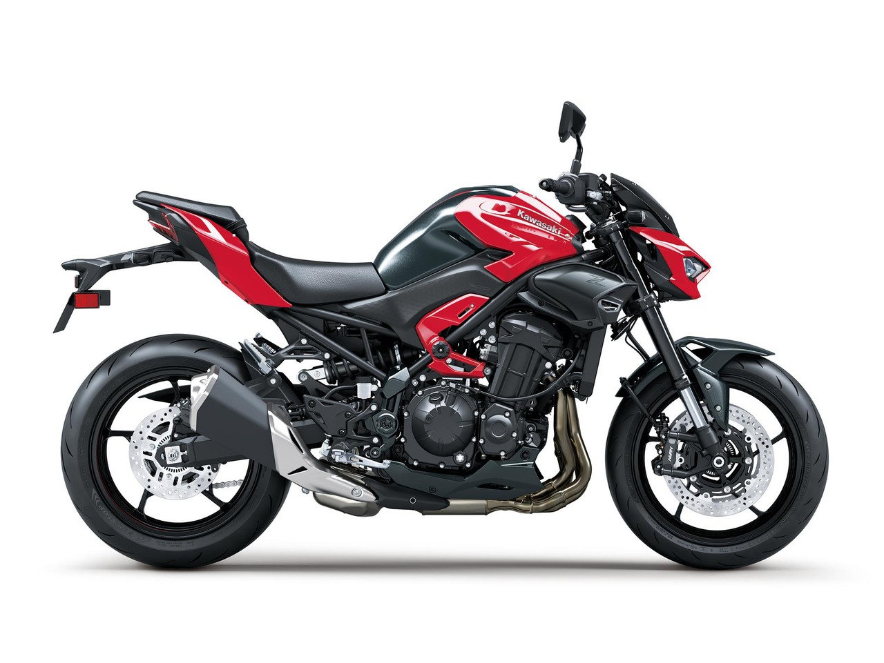 KAWASAKI Z900 MY27 Candy Persimmon Red / Metallic Carbon Gray