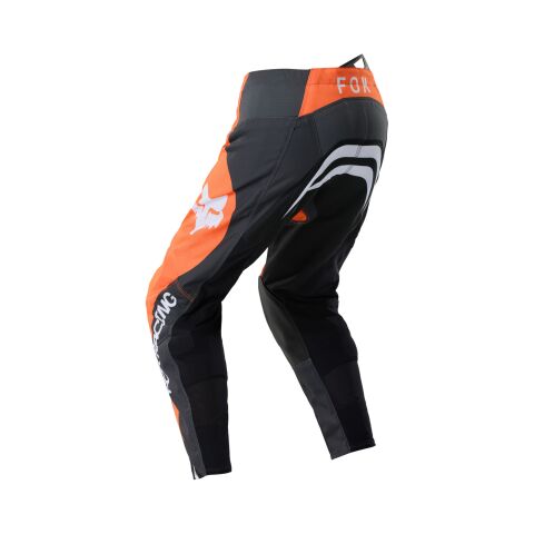 FOX dětské MX kalhoty 180 DRAFT šedá/oranžová