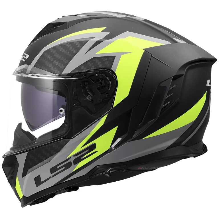 LS2 integrální helma FF818 STORM III DYNAMO BLACK H-V YELLOW