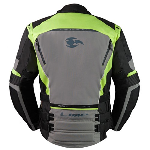 MBW Pánská textilní moto bunda BUDDY GREEN