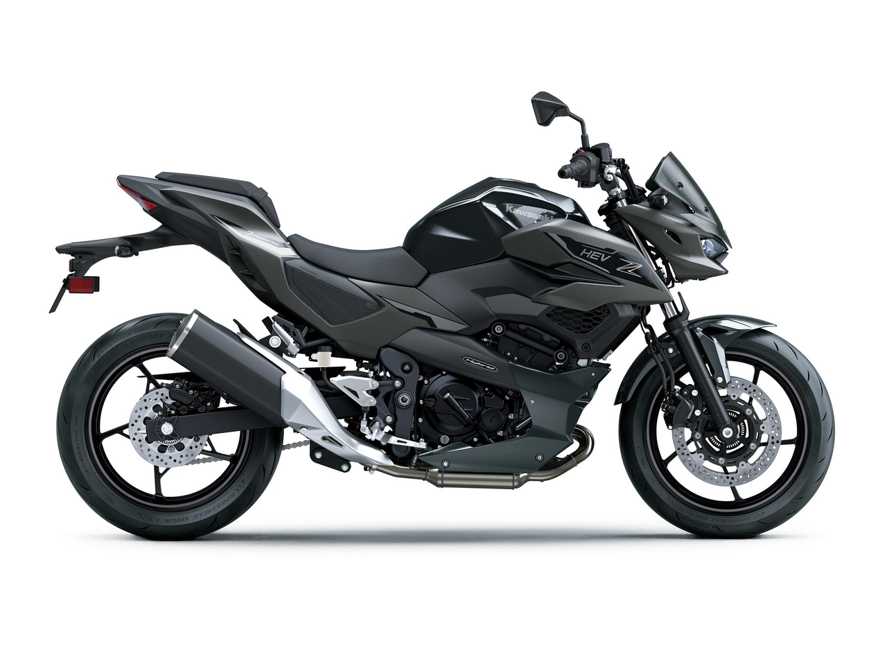 KAWASAKI Z7 HYBRID Metallic Matte Graphenesteel Gray / Ebony / Metallic Graphite Gray