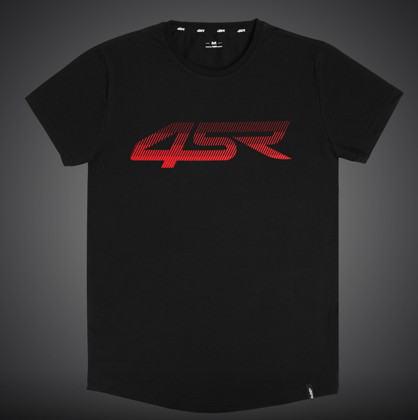 4SR Tričko LINES BLACK