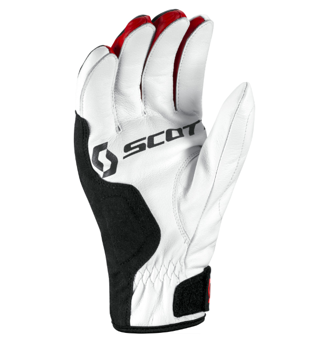 SCOTT Pánské moto rukavice glove LANE 2 white red 