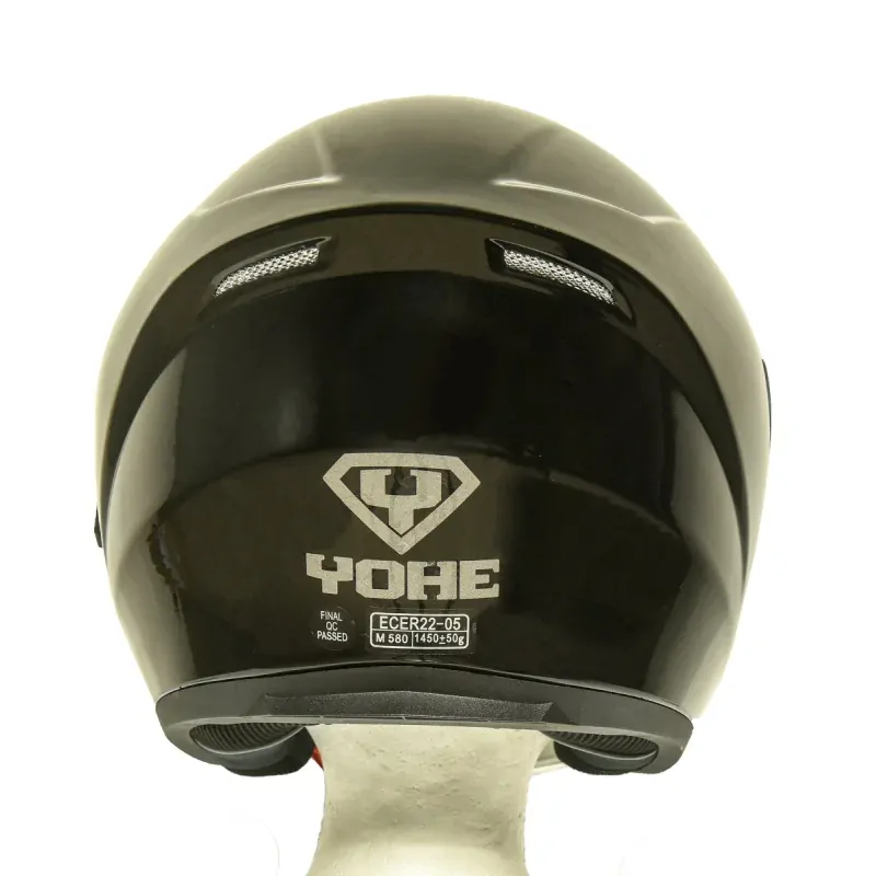 Přilba otevřená YOHE 878-1, Black