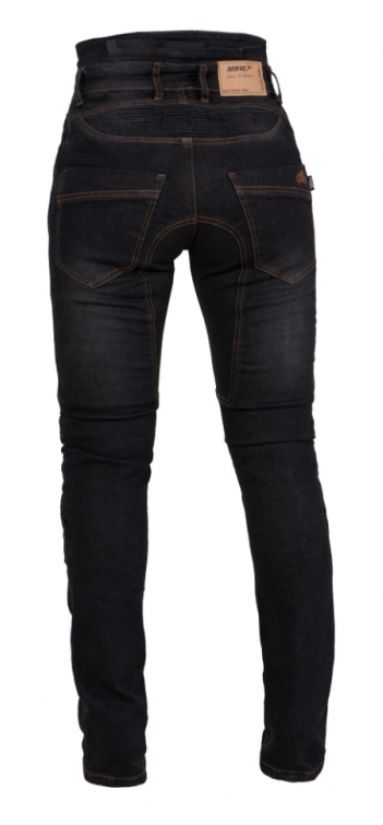 MBW Dámské kevlarové jeans REBEKA černé