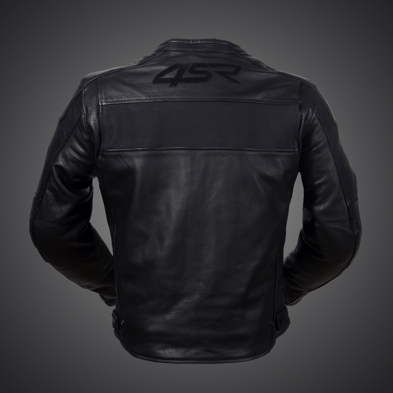 4SR Pánská kožená bunda moto Hooligan black velvet
