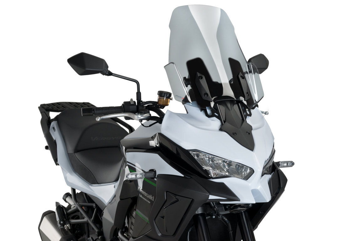Puig plexi štít TOURING kouřová pro KAWASAKI VERSYS 1000 2015-
