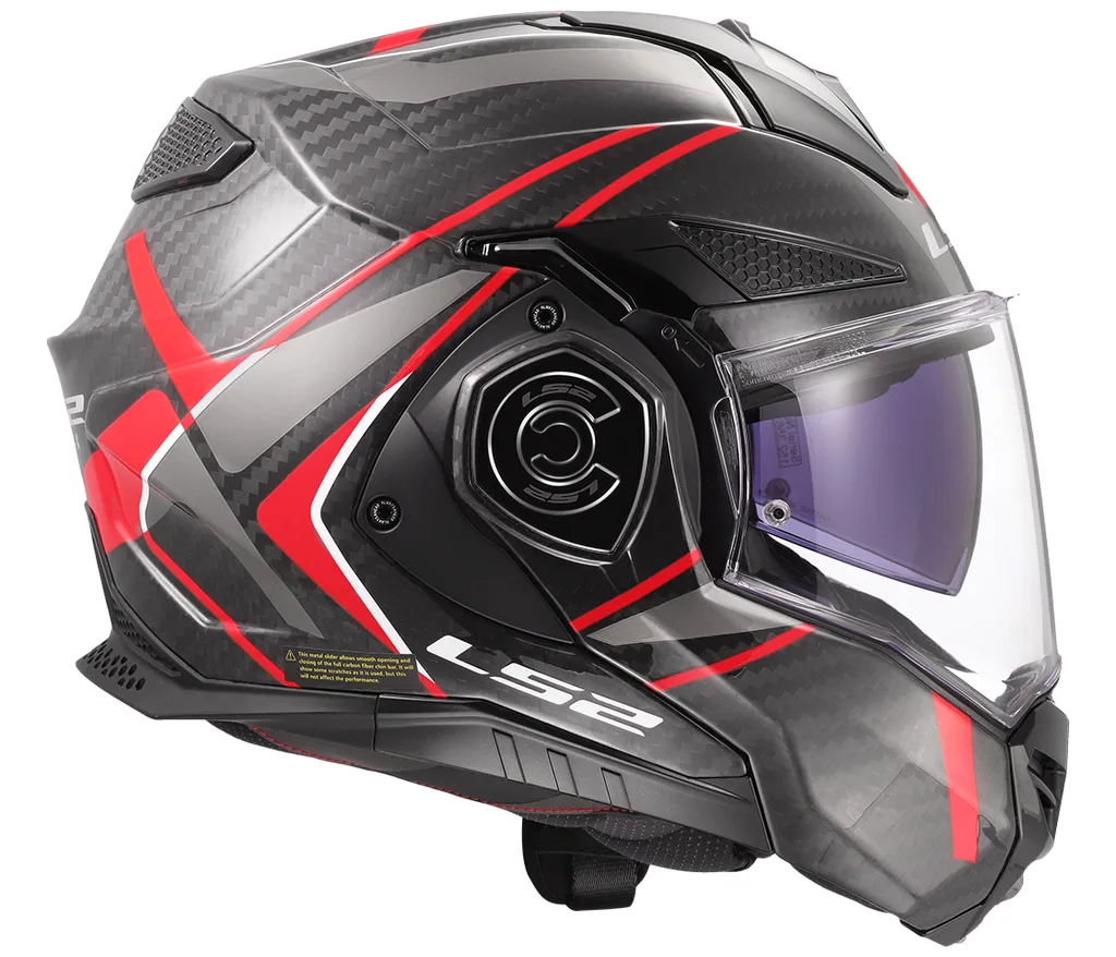 LS2 překlopná moto přilba FF901 ADVANT X C FUTURE II RED-06
