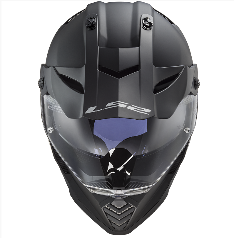 LS2 Enduro moto přilba MX436 PIONEER EVO SOLID Matt Black