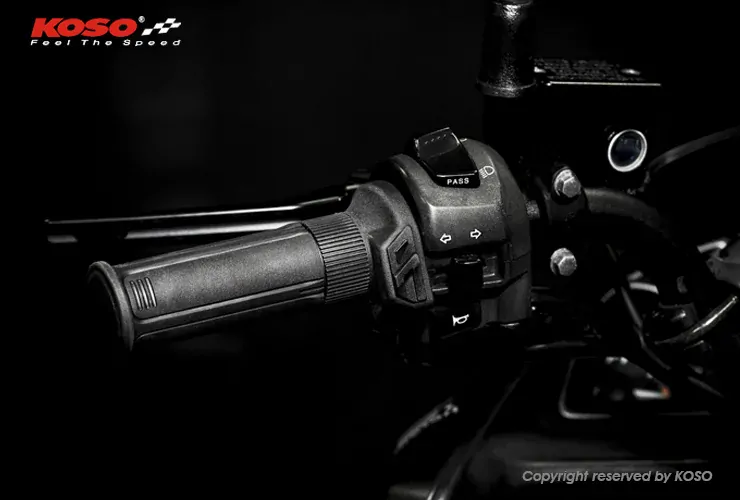 Vyhřívané rukojeti Koso HG-13 integrovaný spínač 120mm