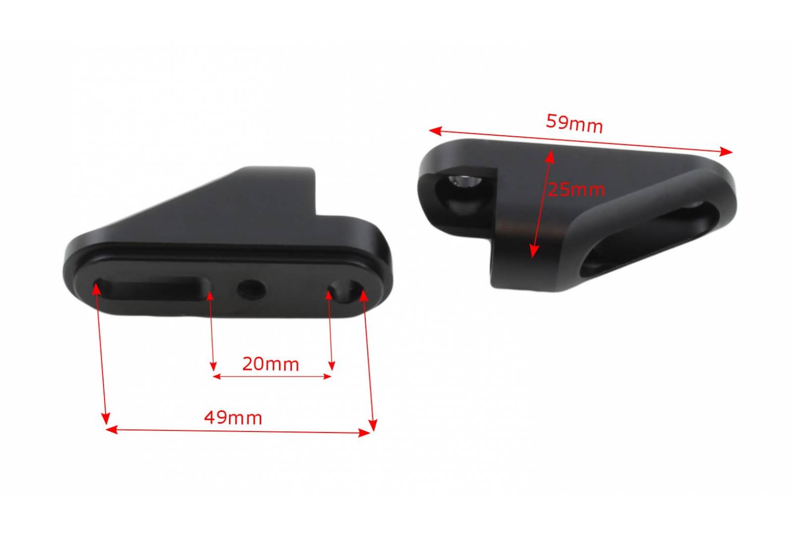 Zpětná zrcátka M-Style 701 CNC Supersport