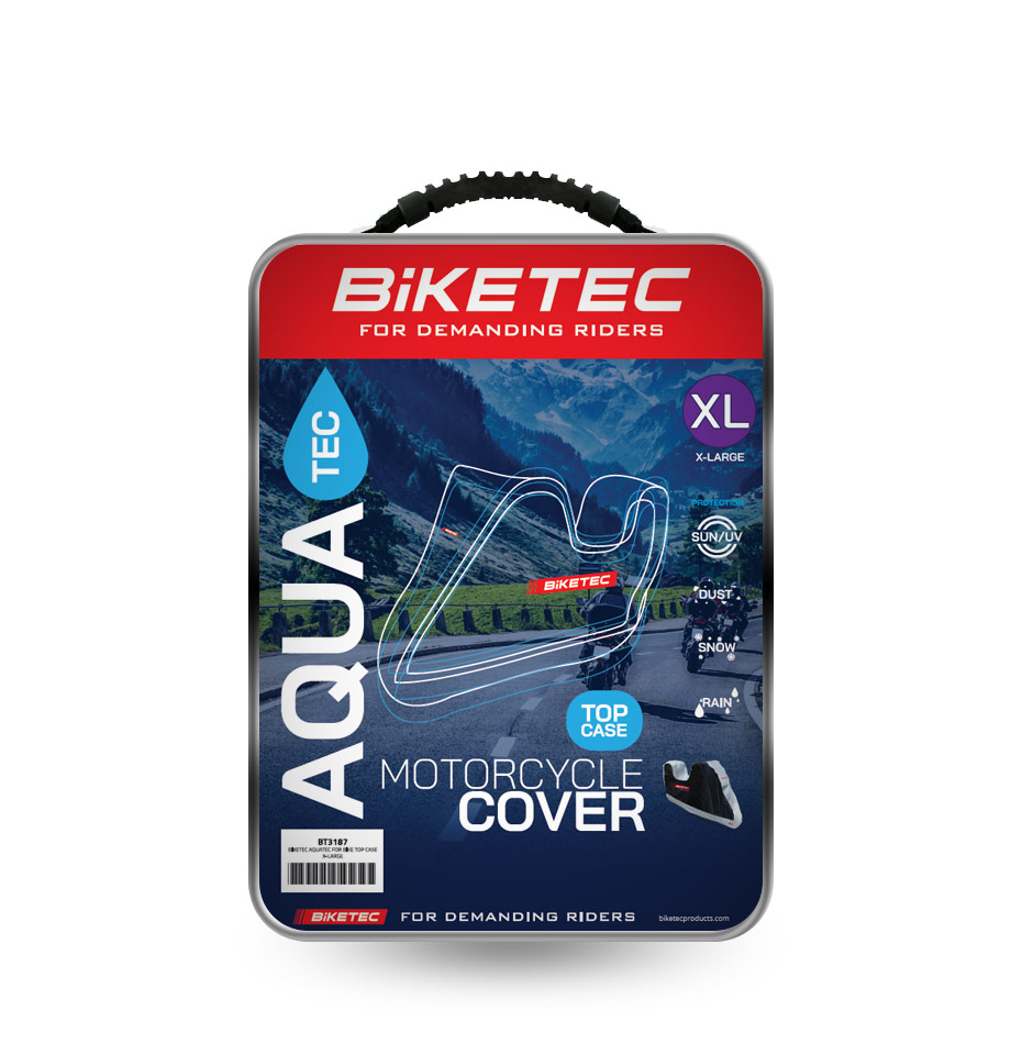 Plachta na motorku s boxem BIKETEC Aquatec LARGE