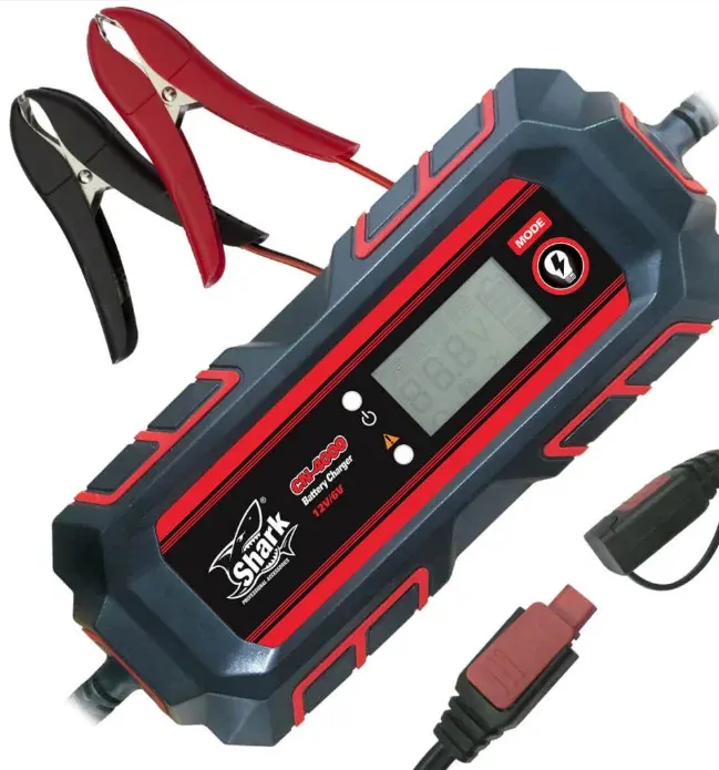Shark CN-4000 nabíječka všech typů 12V a 6V baterií