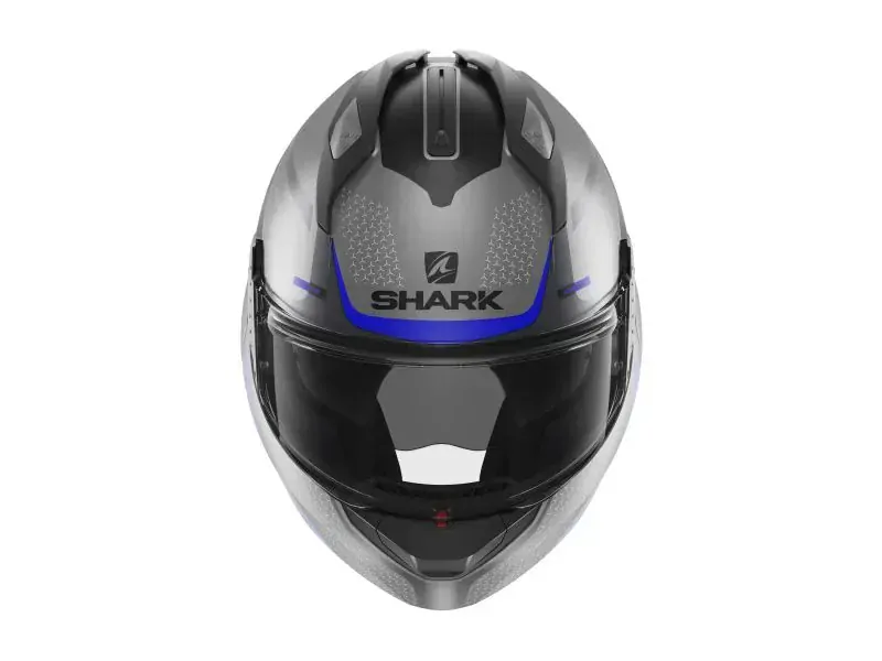   SHARK Překlopná moto přilba EVO GT ENCKE barva matná/modrá/šedá