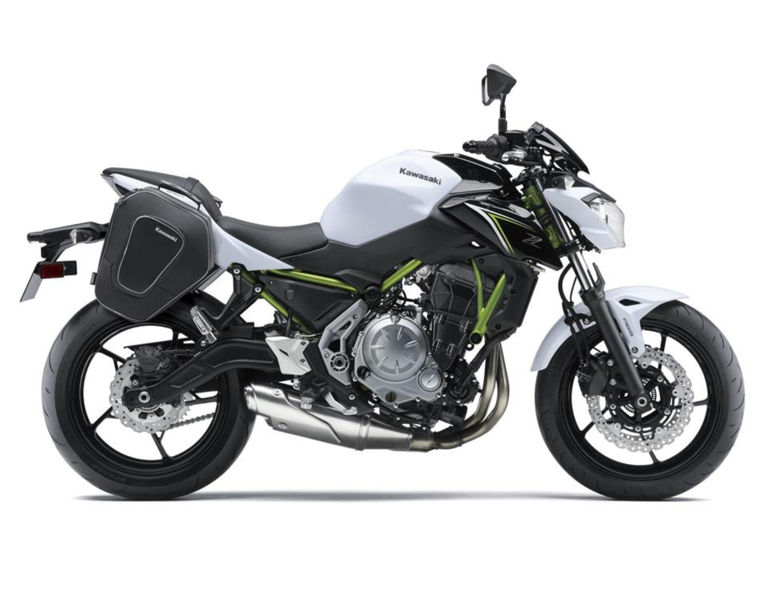 Kawasaki boční kufry 2 x 14 Litrů pro Z650 / Ninja 650