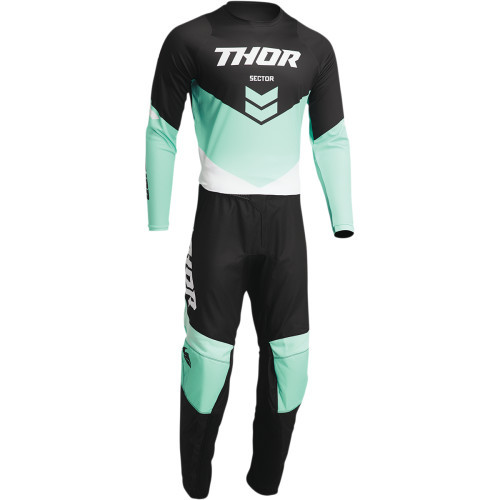 THOR dres SECTOR CHEV černá/mátová