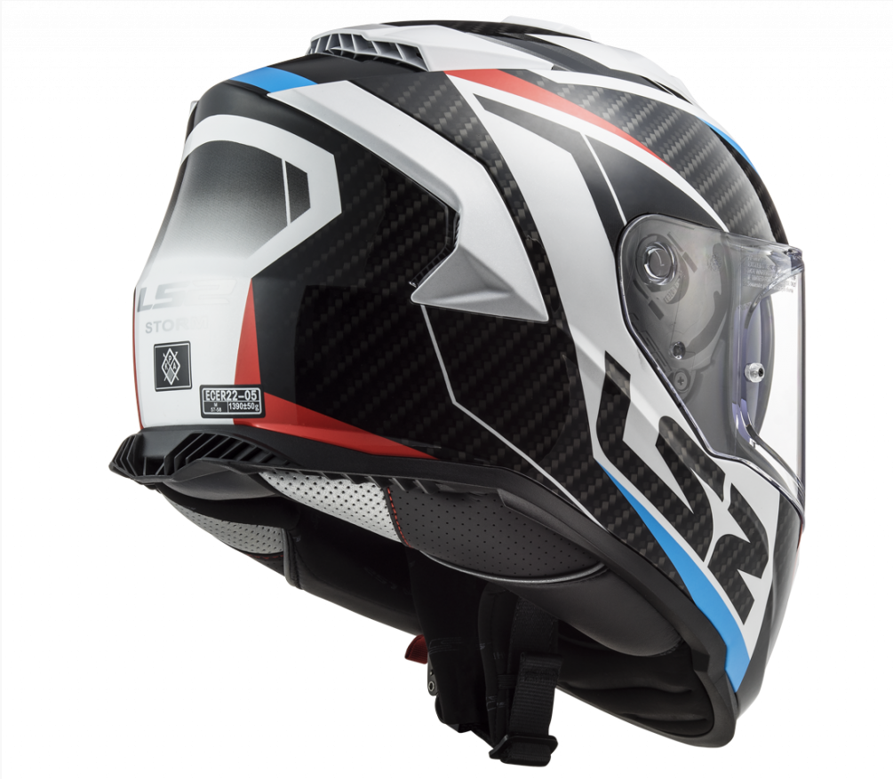 LS2 Integrální moto přilba FF800 STORM II RACER Red Blue