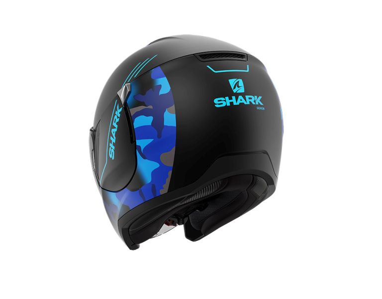 Přilba otevřená SHARK CITYCRUISER GENOM barva černá/matná/modrá 