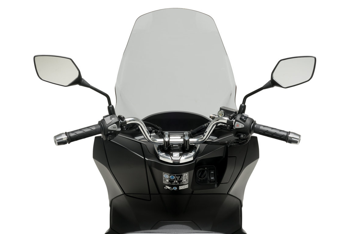 Plexi štít PUIG TOURING kouřové pro HONDA PCX 125 2021-2024