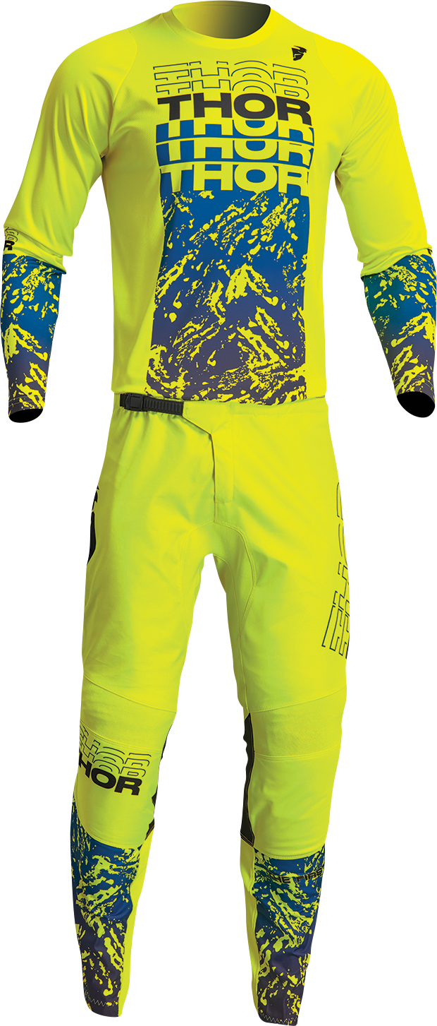 THOR dres Sector Atlas žlutá/modrá