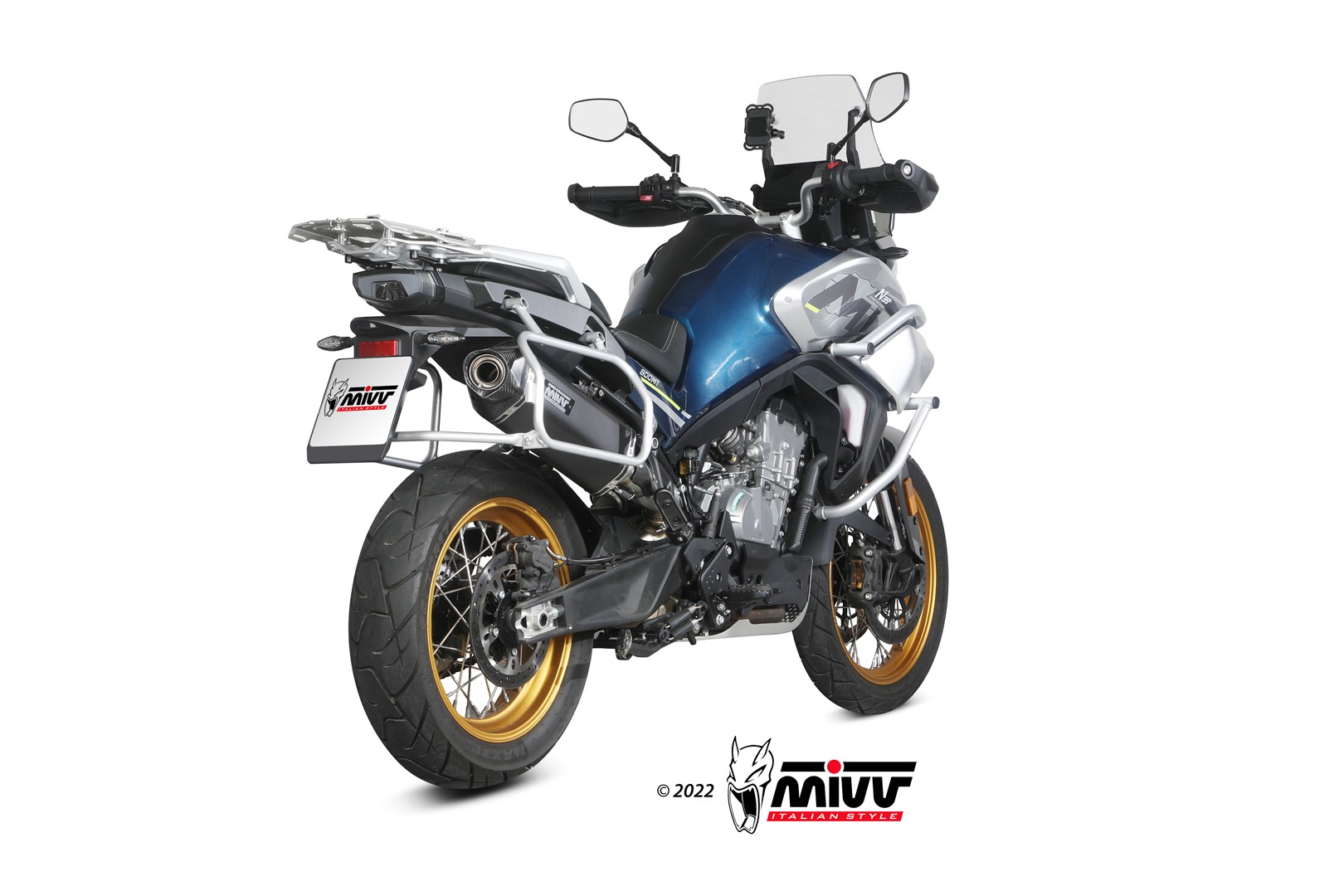 MIVV koncovka výfuku CFMoto 800MT SPEED EDGE C73.CF.001.LRB Černá