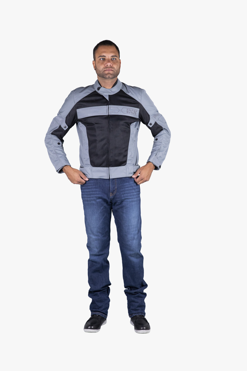 IXS Pánská bunda EVO-AIR šedá černá