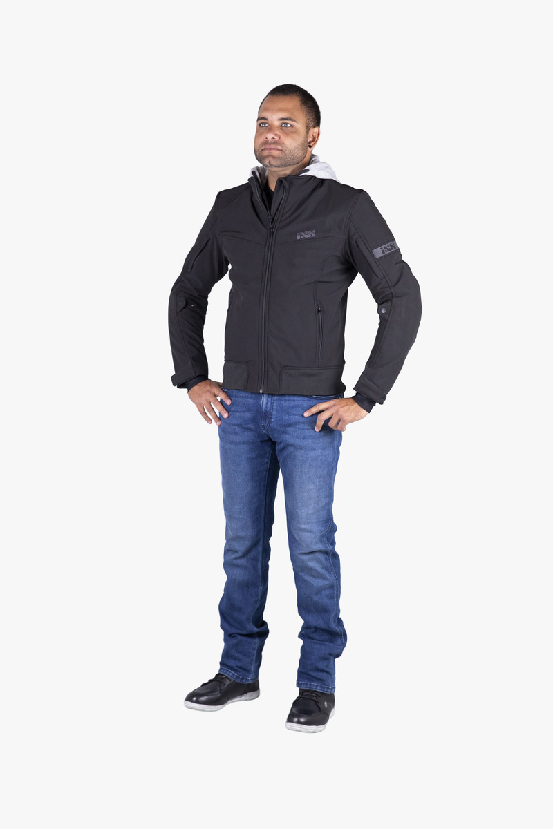 IXS Softshellová moto bunda SO MOTO černá
