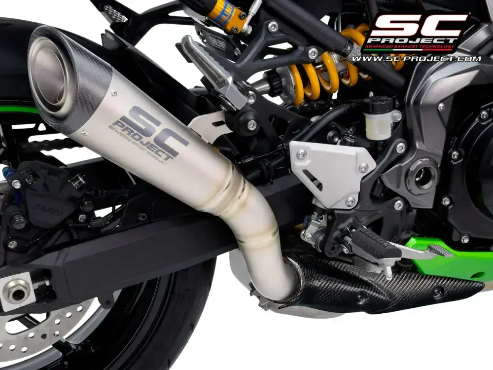 SC-PROJECT KAWASAKI Z900 (2020-2024) E5 S1 tlumič výfuku, titanium