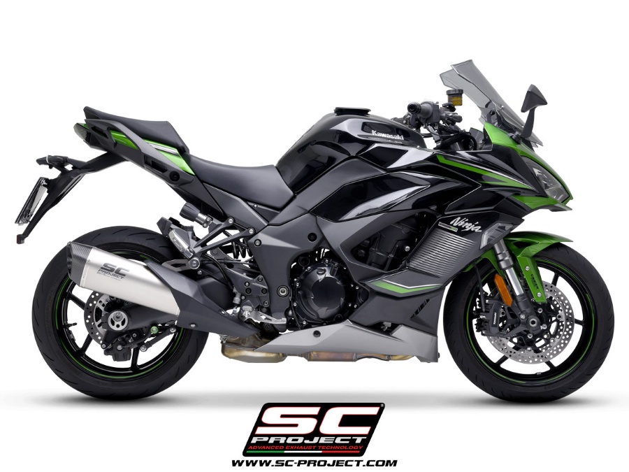 SC-PROJECT KAWASAKI NINJA 1000 SX (2021 - 2024) SC1-R titanový výfuk