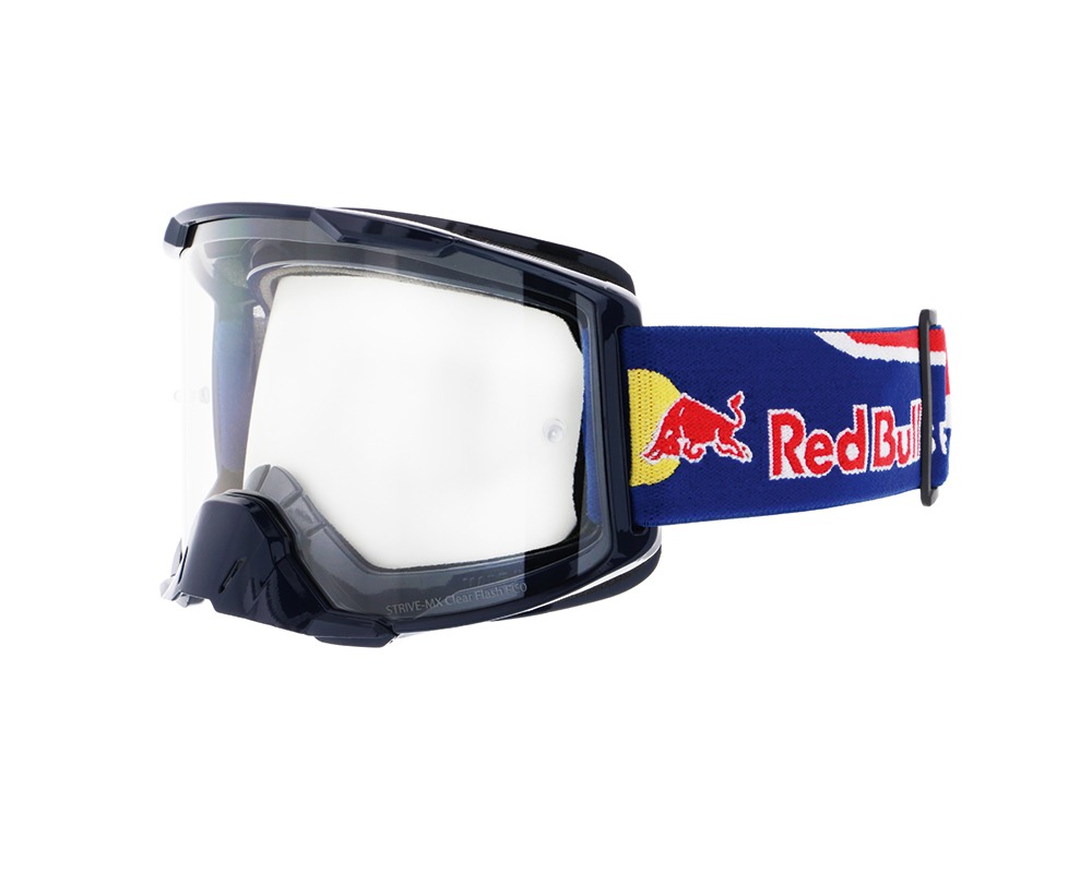 Brýle REDBULL Spect Strive (matné tmavě modré, čiré plexi)