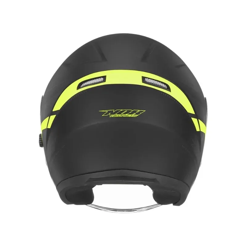 Přilba otevřená NOX N127 Late černo-žlutá