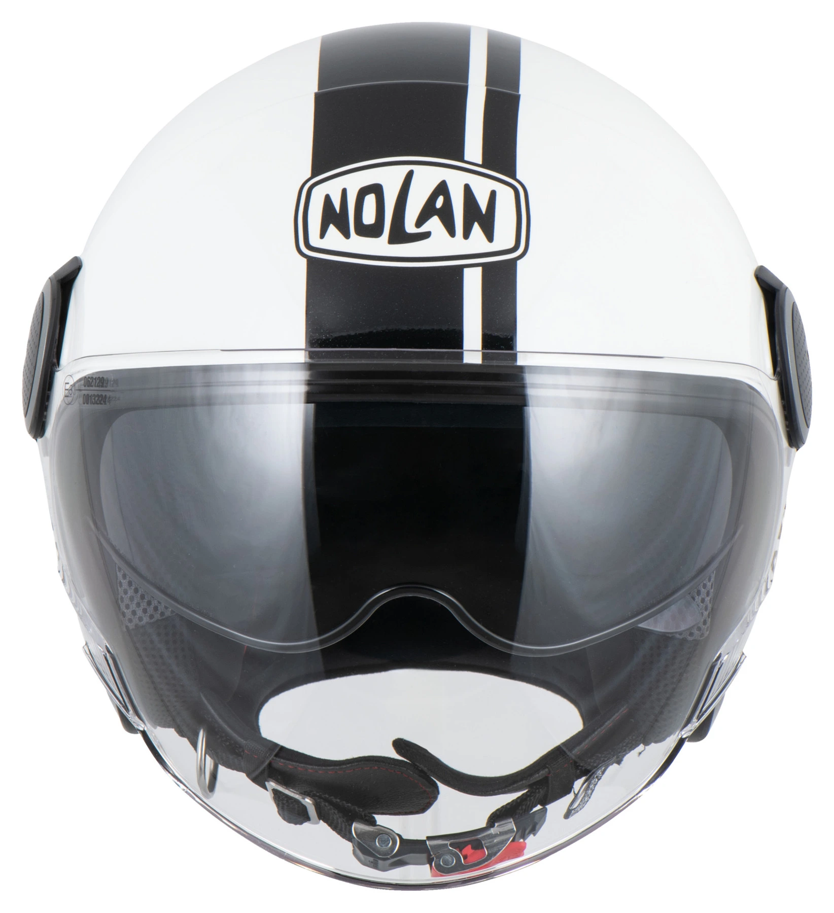 NOLAN Otevřená moto helma Nolan N21 Visor Flybridge Metal White 67