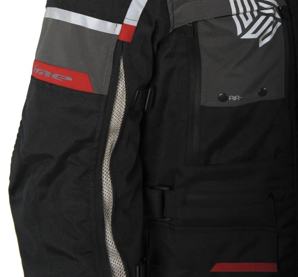 MBW Pánská textilní moto bunda MEMPHIS BLACK