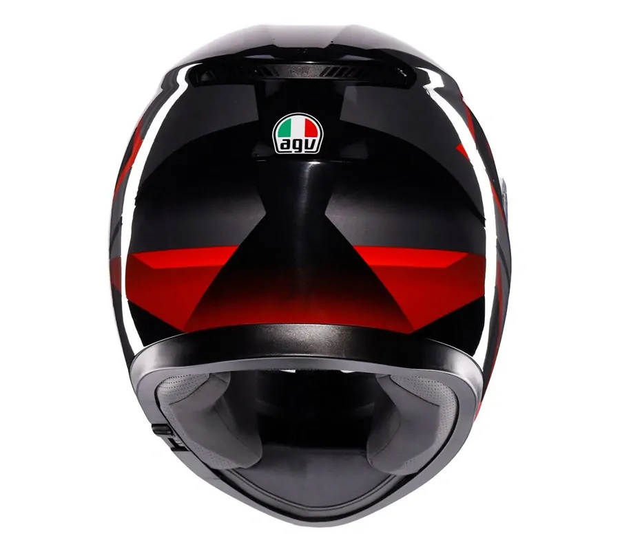 Přilba integrální AGV K3 MPLK STRIGA black/grey/red *