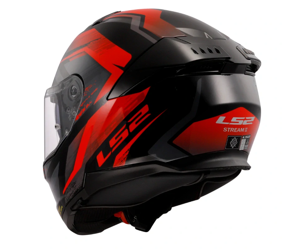 LS2 Integrální moto přilba FF808 STREAM II FURY BLACK RED