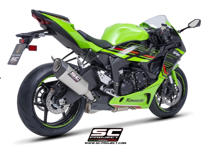 SC-PROJECT KAWASAKI NINJA ZX6R 2024 - SC1-R Titan homologováno