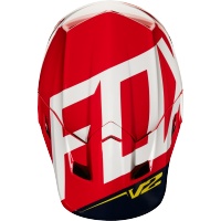 Pánská moto helma FOX V2 Preme červeno modrá