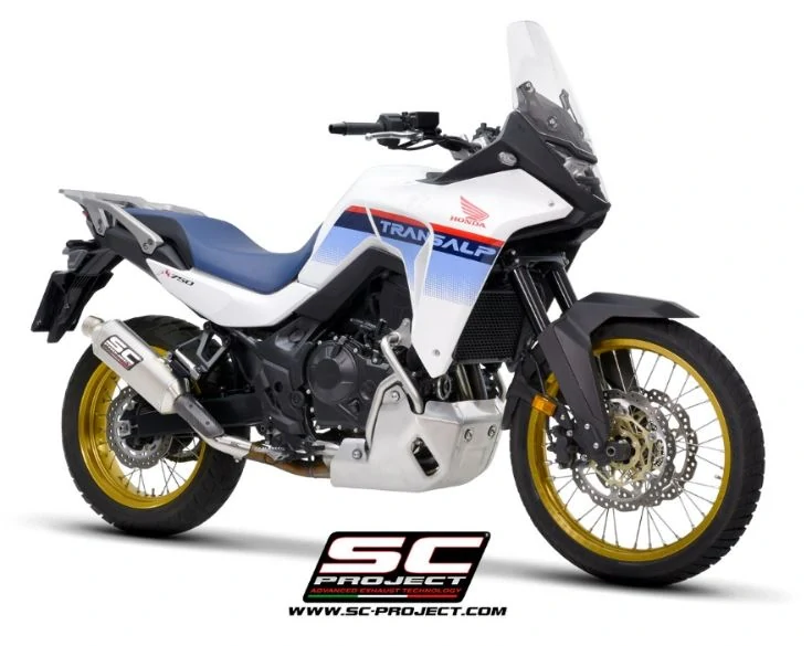 SC-PROJECT Rally Raid titanový výfuk Honda Transalp XL750 2023-