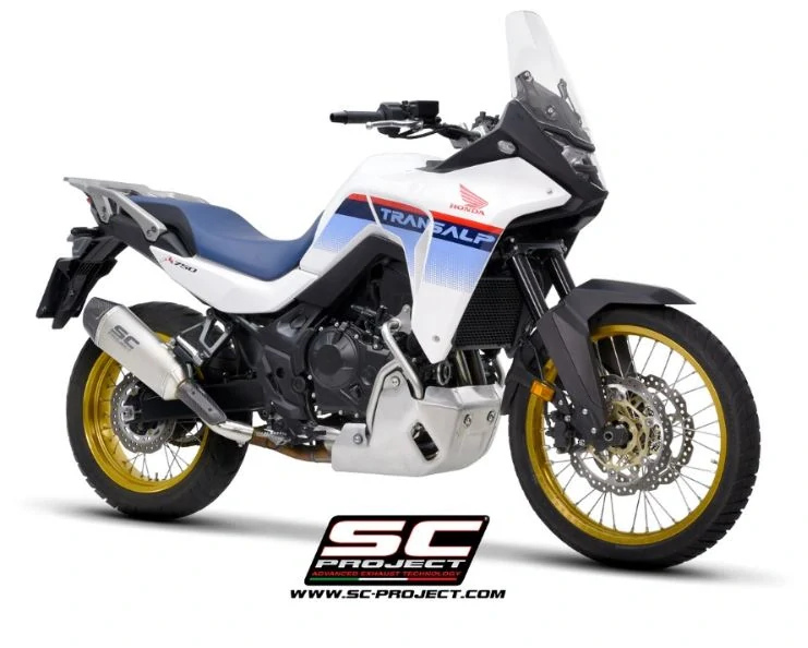 SC-PROJECT X-Plorer II carbonový výfuk Honda Transalp XL750 2023-