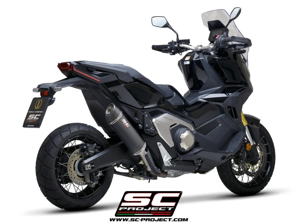 SC-PROJECT výfuk z uhlíkových vláken SC1-R Honda Forza 750 (2021-2024)