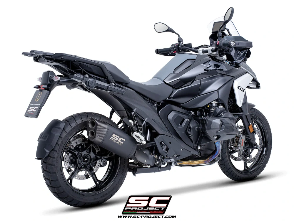 SC-PROJECT Titanový výfuk Adventure-R matná černá BMW 1300 GS 2023-