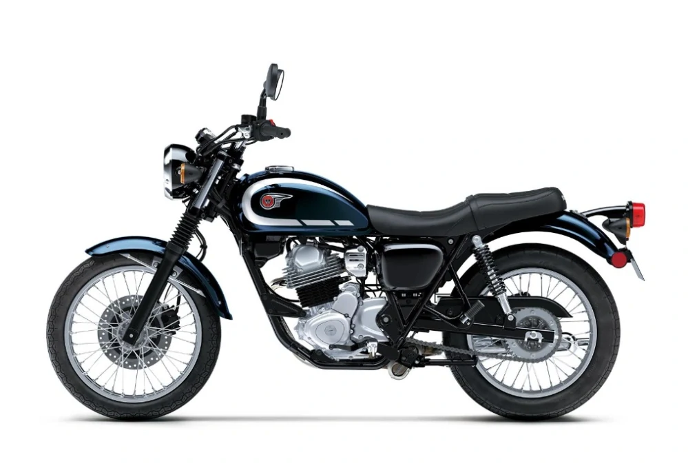 KAWASAKI W230 MY2025 Metallic Ocean Blue / Ebony