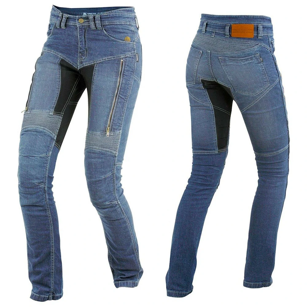 TRILOBITE dámské kalhoty 661 PARADO REGULAR FIT modré prodloužené