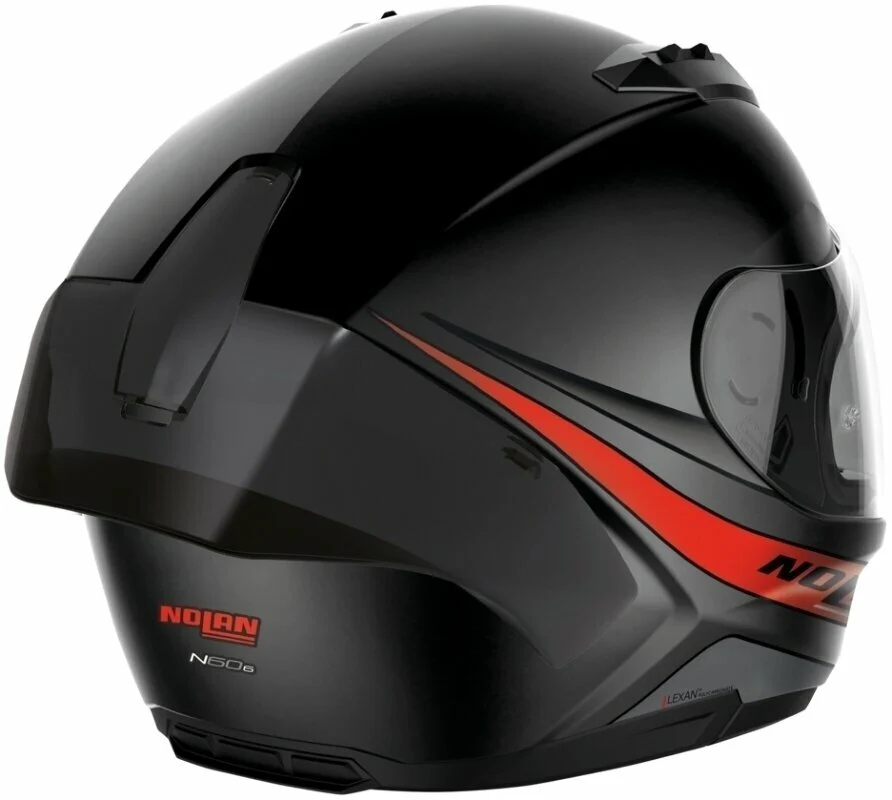 NOLAN Integrální moto přilba N60-6 SPORT Outset Flat Black Red