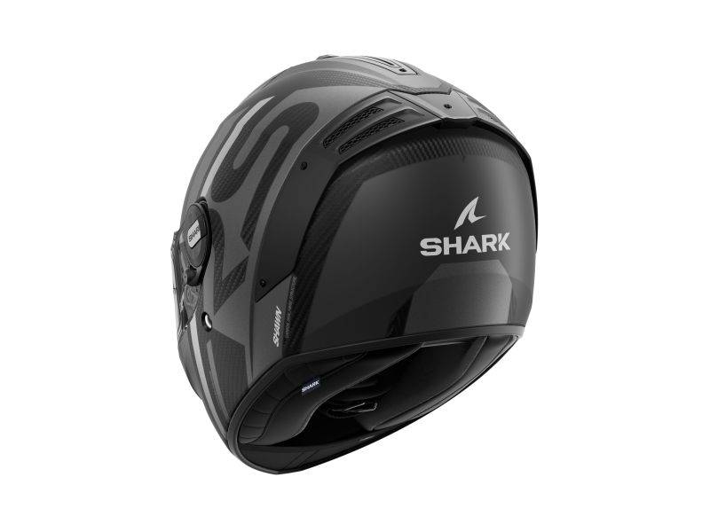 SHARK integrální přilba SPARTAN RS CARBON SHAWN MAT barva černá/šedá