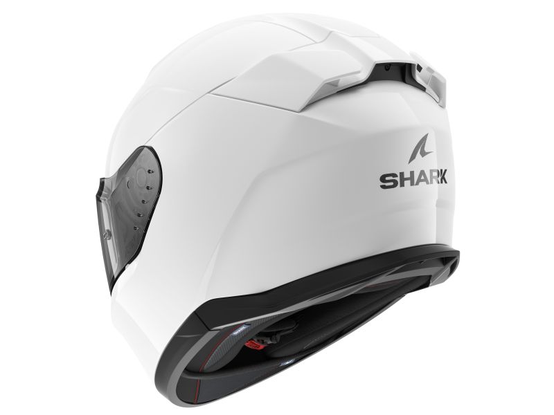 SHARK Integrální moto přilba D-SKWAL 3 BLANK barva bílá/lesklá
