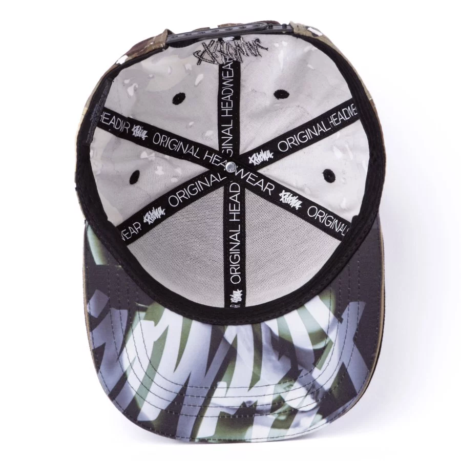 PITCHA Kšiltovka FSP snapback hat camo green