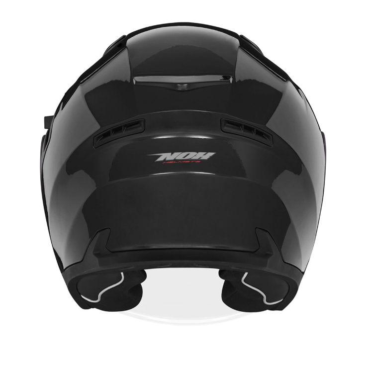 NOX Otevřená moto přila N130 černá lesklá
