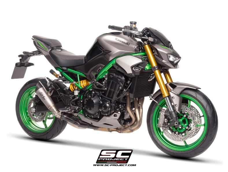 SC-PROJECT KAWASAKI Z900 2025- Titanový výfuk S1 homologovaný